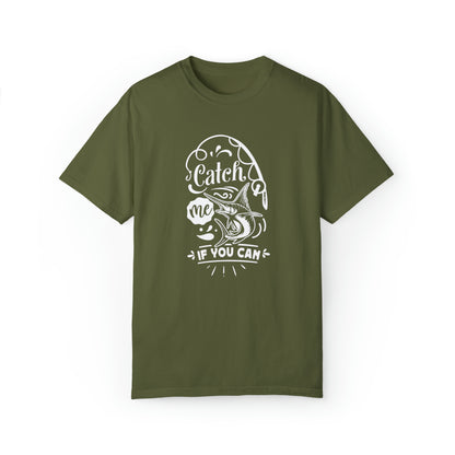 Chasing Adventure: Catch Me If You Can Fishing T-Shirt