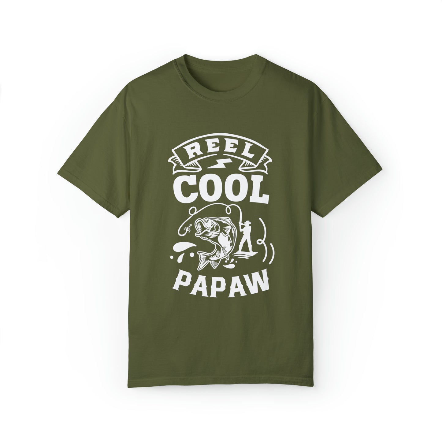 "Reel Cool Papaw: Embrace the Outdoors with Style" T-Shirt
