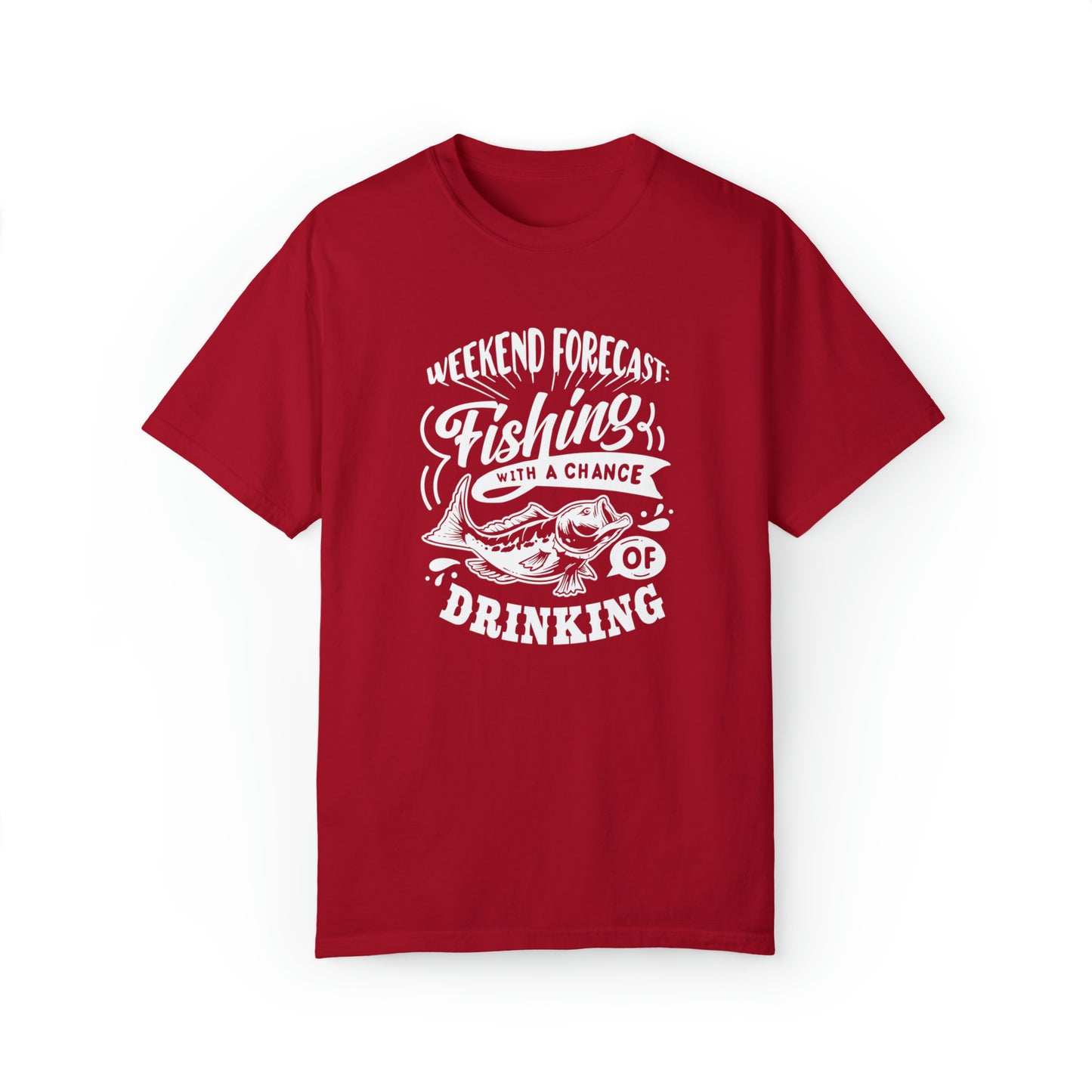 Cast and Cheers: Fishing Forecast Weekend T-shirt