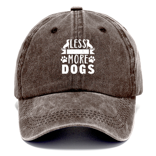 Less People More Dogs Classic Cap