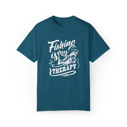 Revitalize Your Spirit with Every Cast: Fishing Therapy T-Shirt