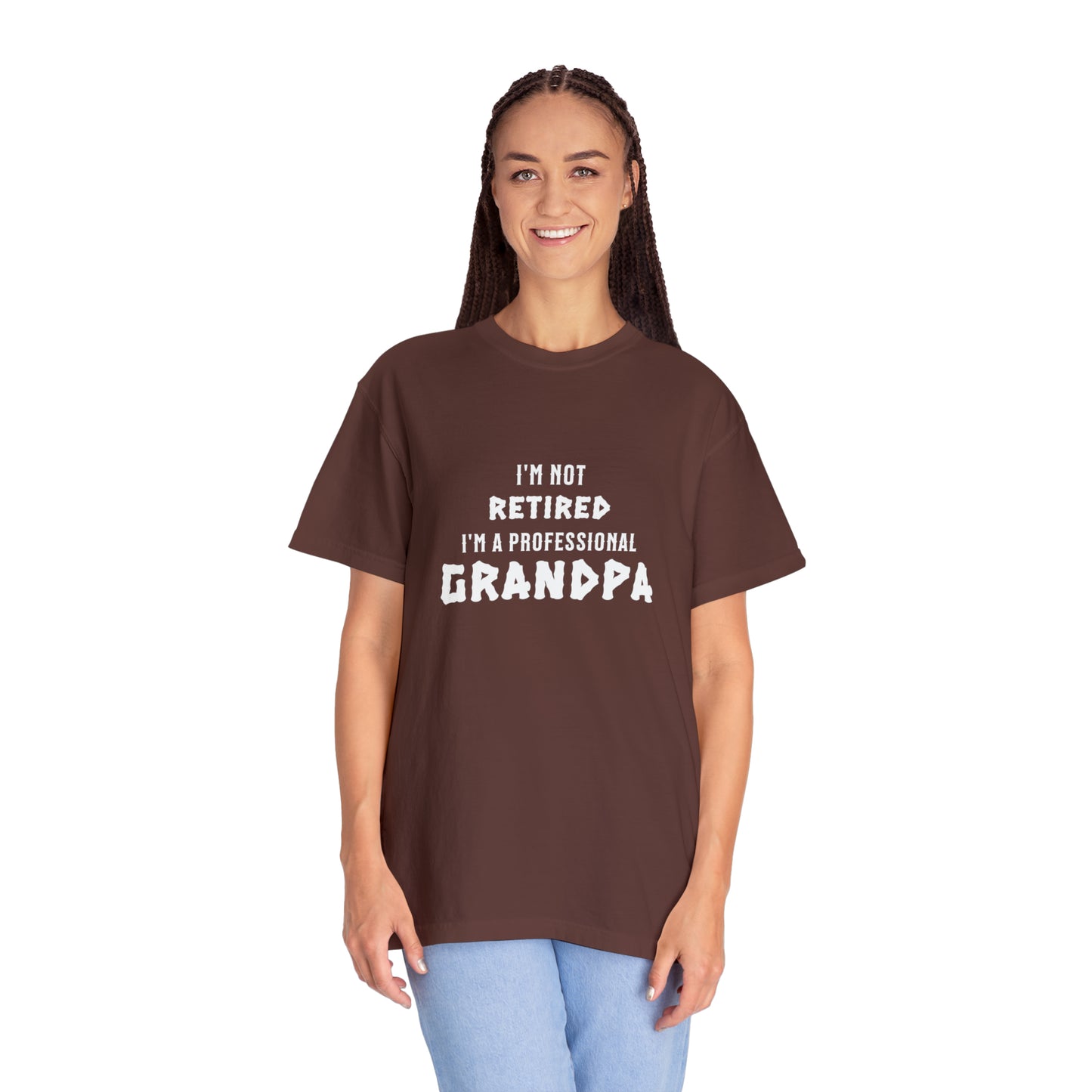 "I'm Not Retired, I'm a Professional Grandpa" T-Shirt: The Hat for Proud Grandfathers