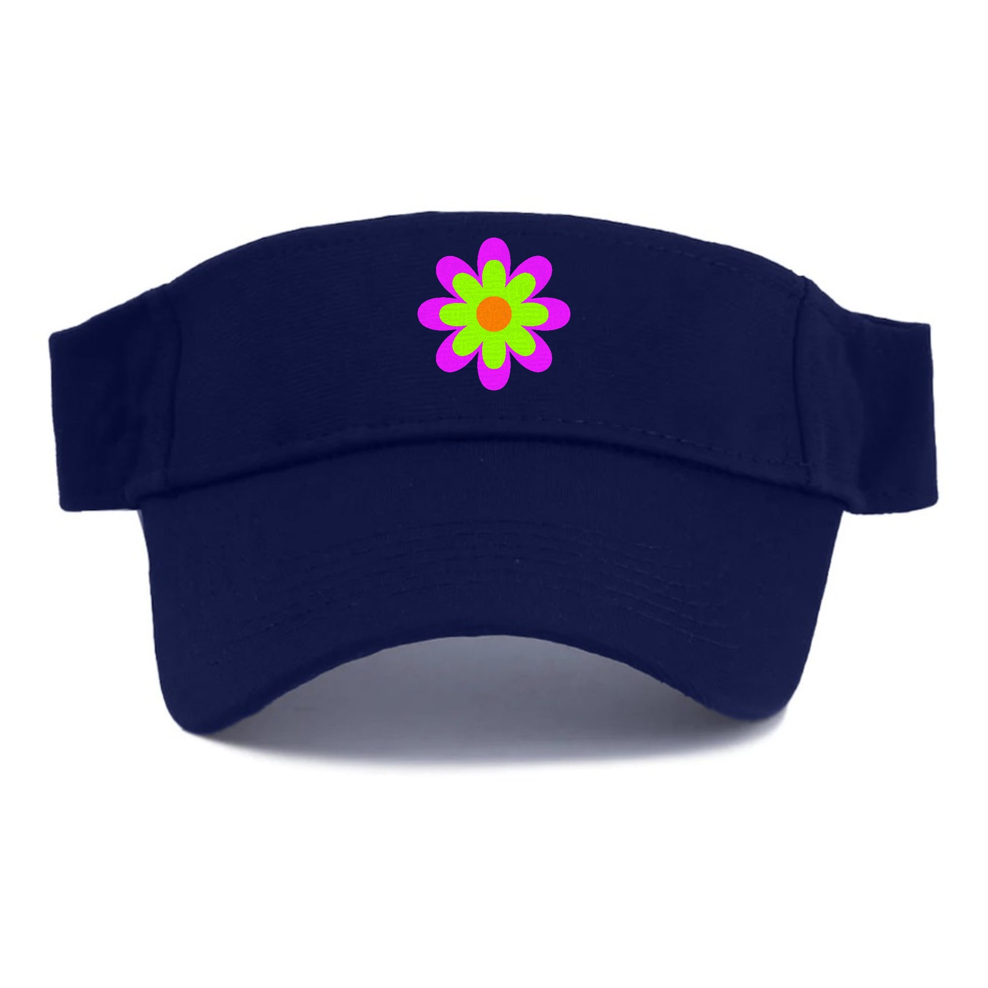 Retro 80s Flower Purple Hat