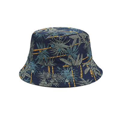 Pandaize Unisex Print Double-Side-Wear Reversible Bucket Hat