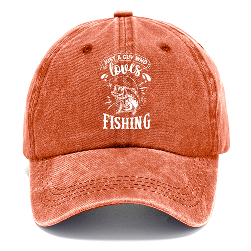 Just A Guyo Who Loves Fishing Classic Cap