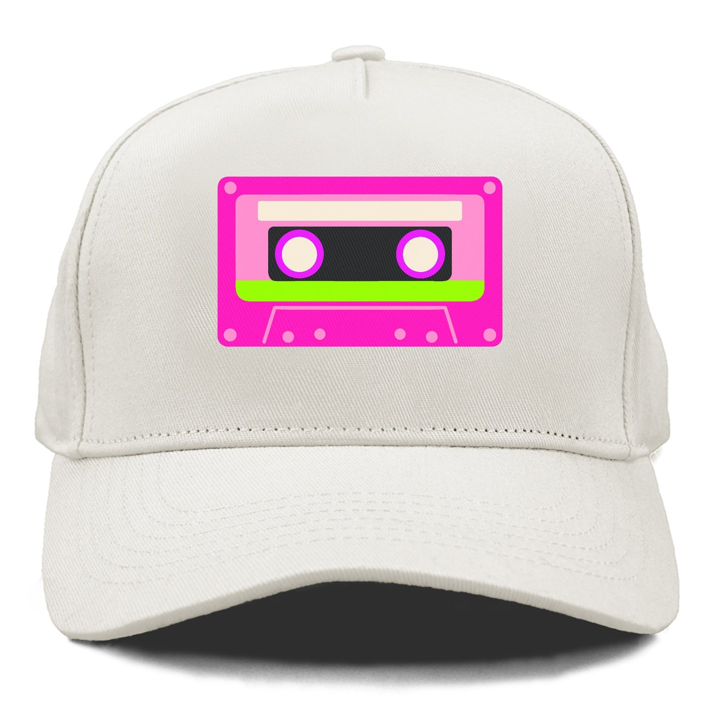 Retro 80s Cassette Pink Hat