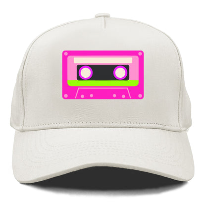 Retro 80s Cassette Pink Hat