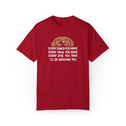 Canine Companion: The Watchful Eye T-Shirt for Dog Lovers - Pandaize