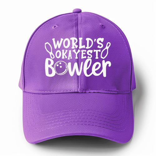 Bowl In Style: Unleash Your Inner Bowler Solid Color Baseball Cap