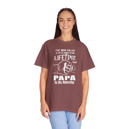 Cherished Title: The Papa T-Shirt for Grandfathers and Father Figures