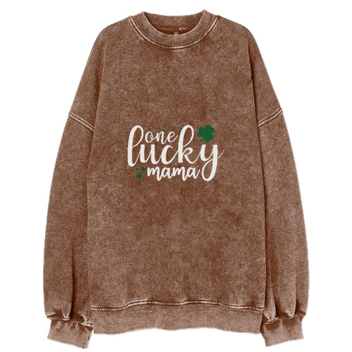 One Lucky Mama Vintage Sweatshirt