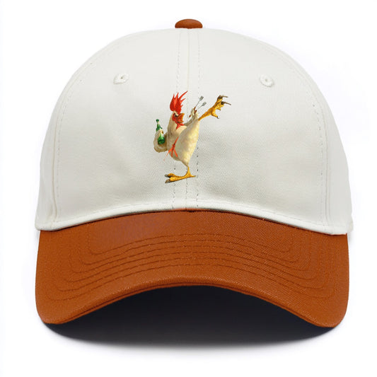 Crazy Rooster Fantasy Art Hat