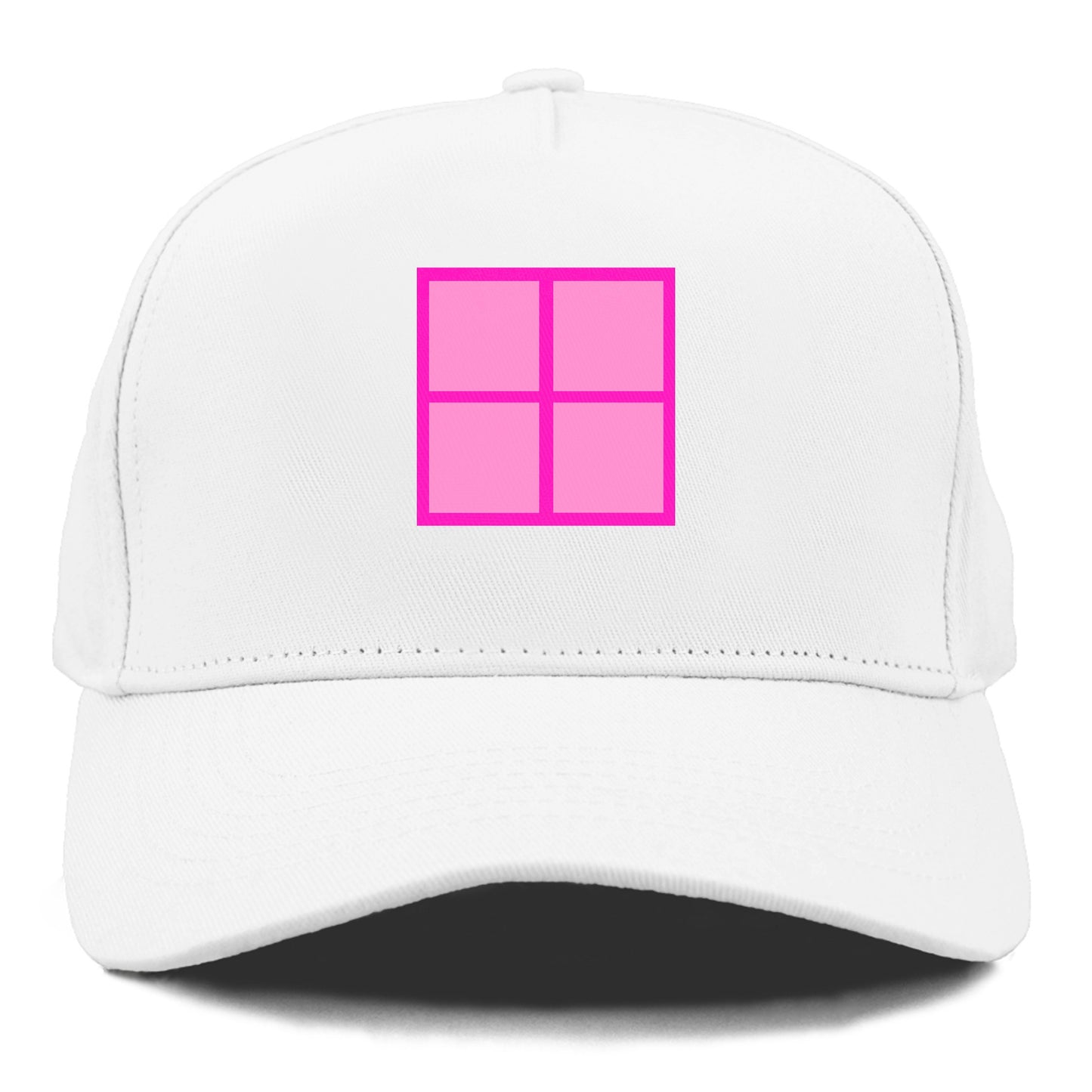 Retro 80s Tetris Blocks Pink Hat