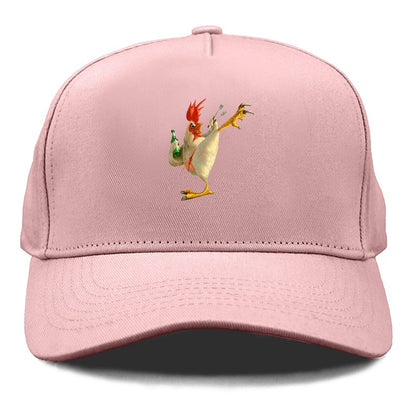 Crazy Rooster Fantasy Art Hat