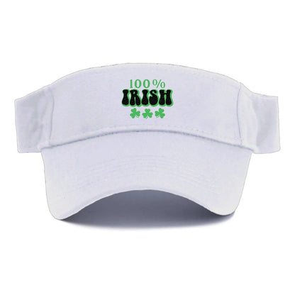 100 Percent Irish Shamrock Hat