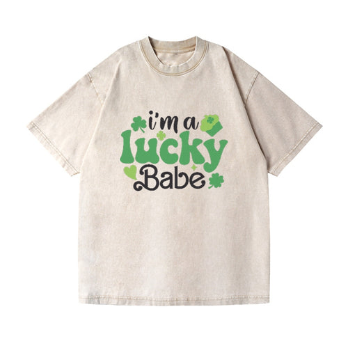 Im A Lucky Babe Vintage T-shirt