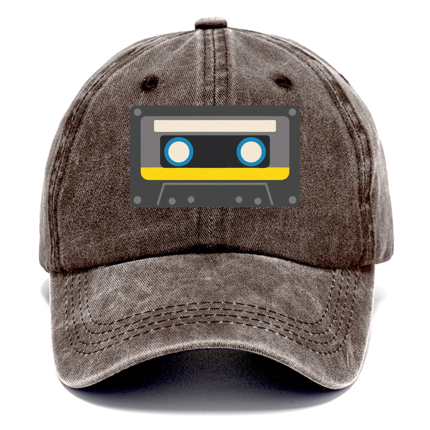 Retro 80s Cassette Black Hat