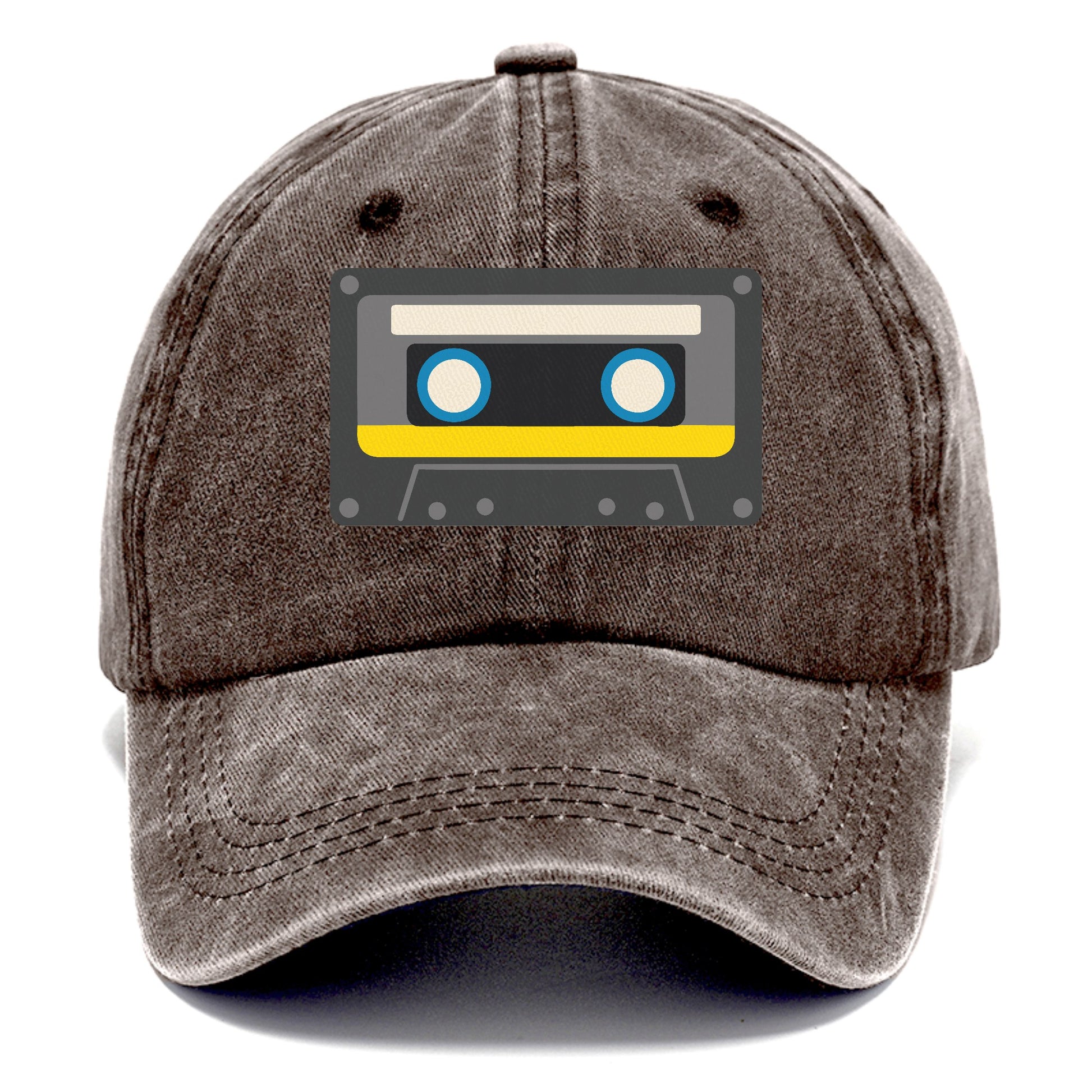 Retro 80s Cassette Black Hat