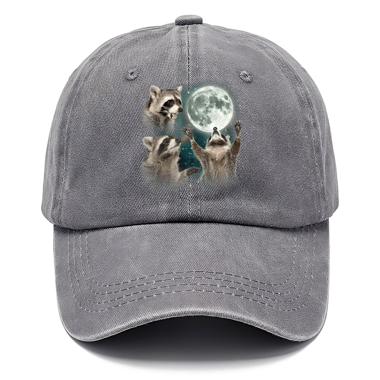 Racoons howling at the Moon Hat