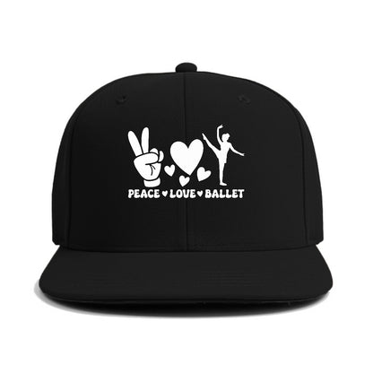 peace love ballet Hat