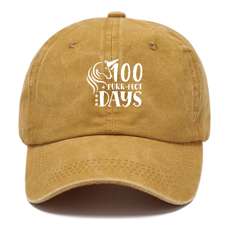 100 purr fect days Hat