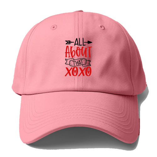 All About That Xoxo Baseball Cap For Big Heads