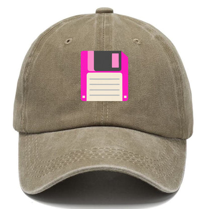 Retro 80s Floppy Disk Pink Hat