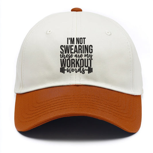 I'm Not Swearing These Are My Workout Words Hat