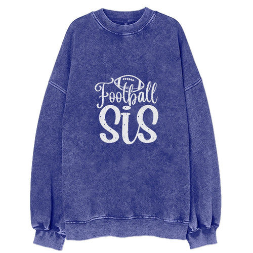 Football Sis Vintage Sweatshirt