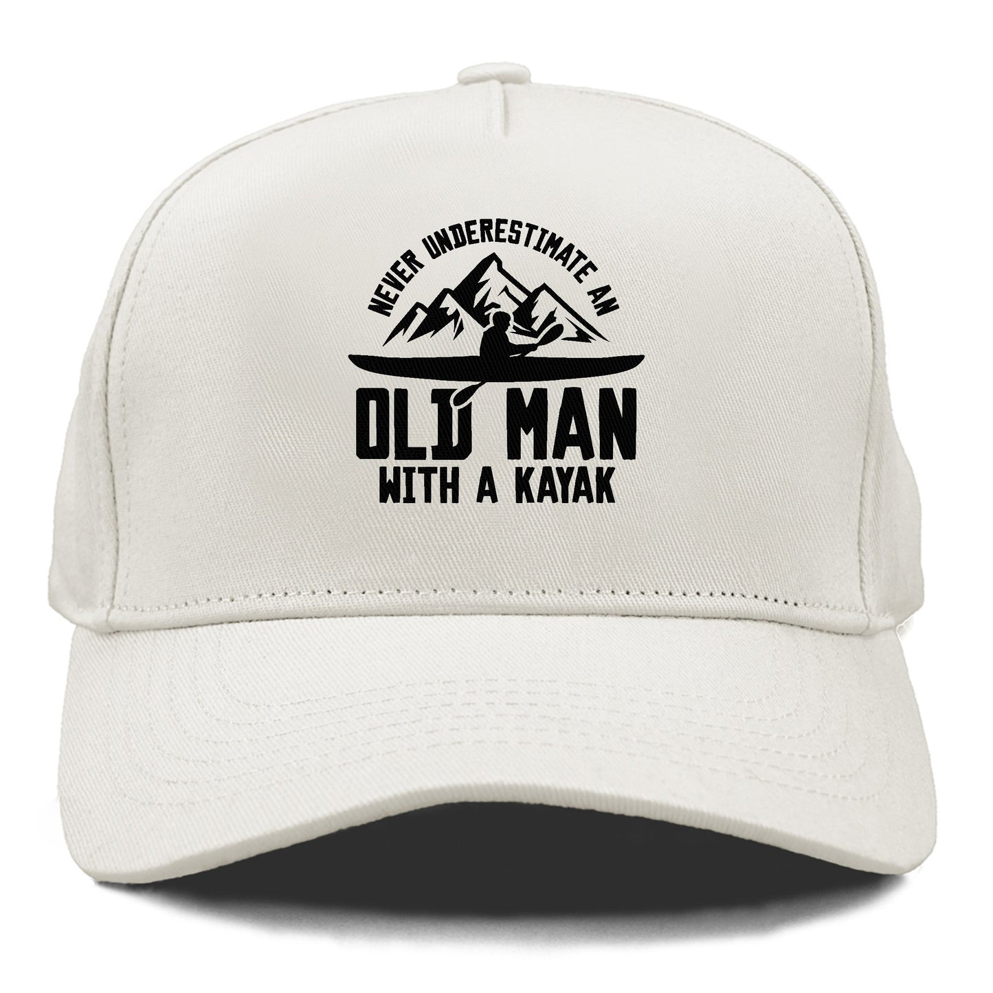 never underestimate an old man with a kayak! Hat