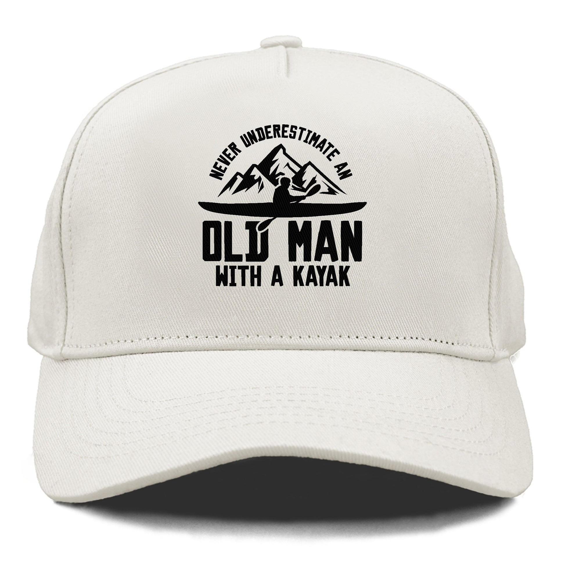 never underestimate an old man with a kayak! Hat