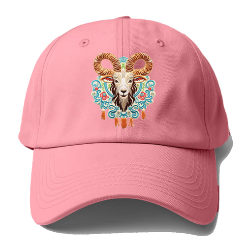 Lucky Logo Goat Baseball Cap For Big Heads