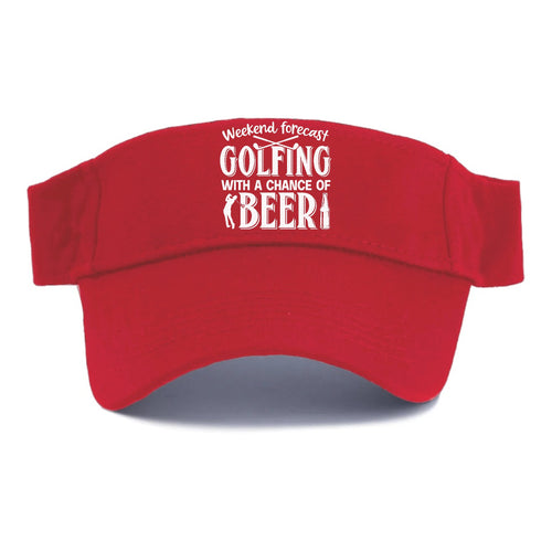 Weekend Forecast Golfing Visor