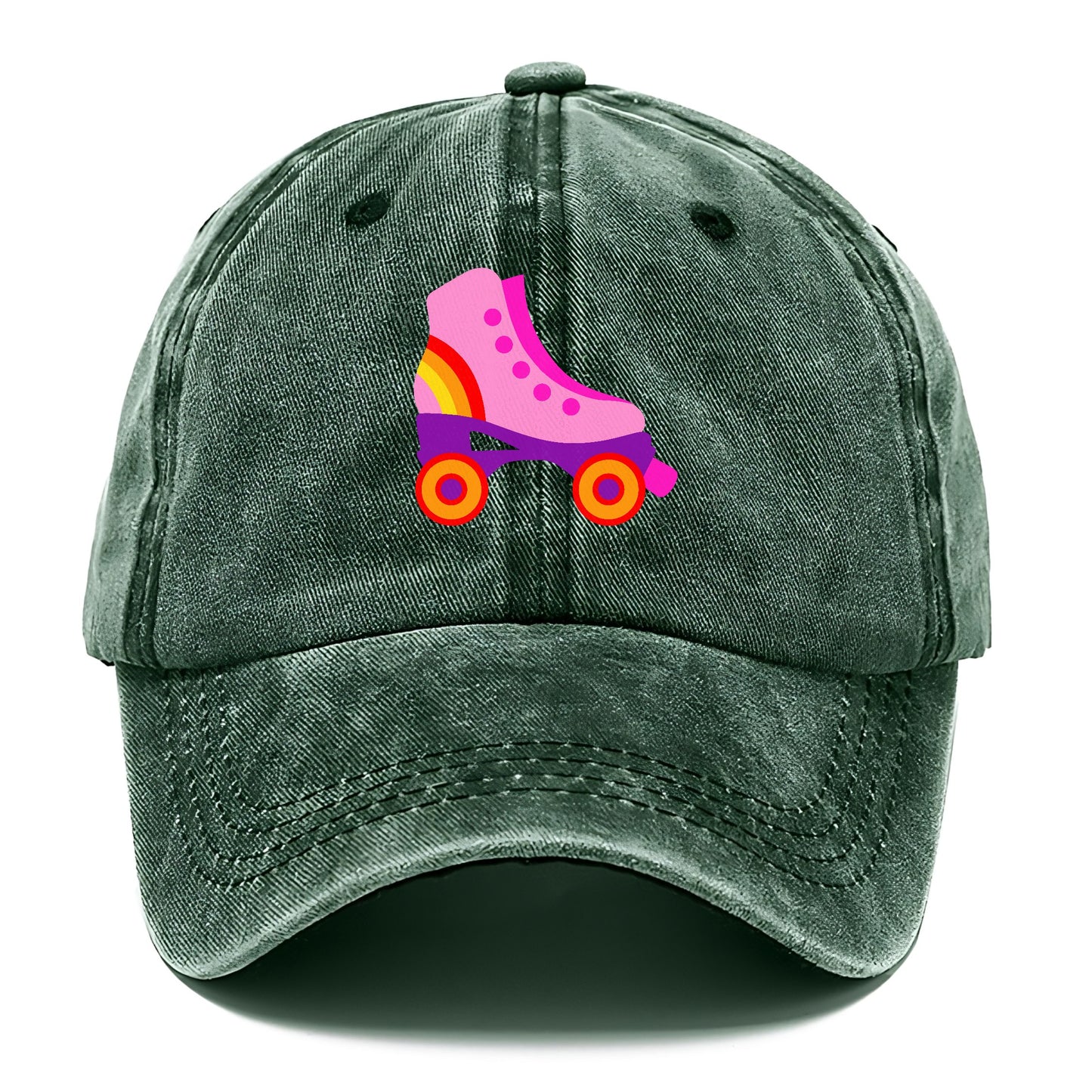 Retro 80s Roller Skate Pink Hat