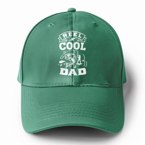 Reel Cool Dad Solid Color Baseball Cap
