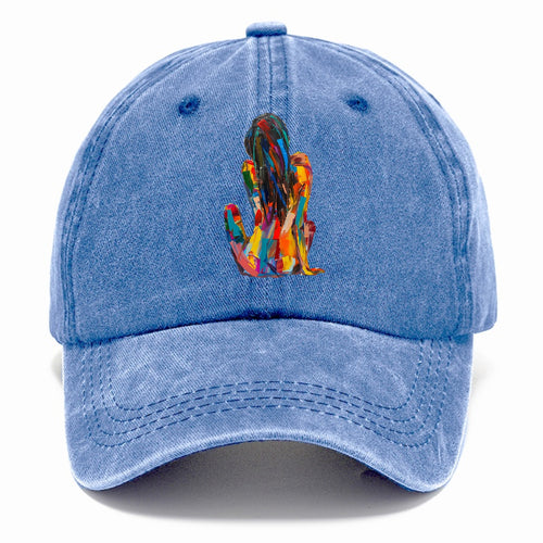 Vibrant Reflection Abstract Beauty Classic Cap