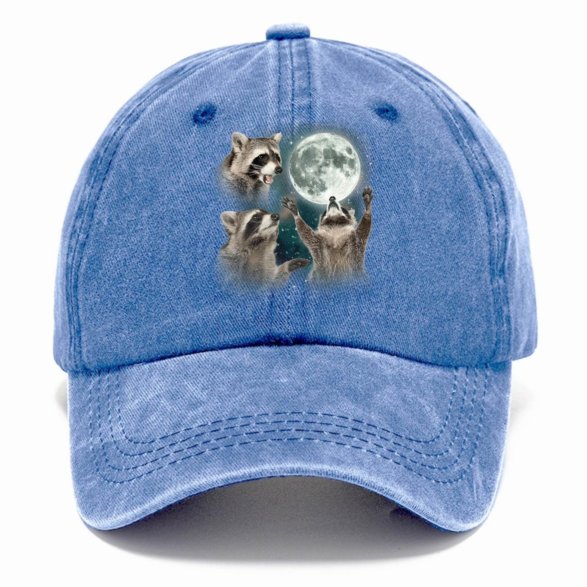 Racoons howling at the Moon Hat