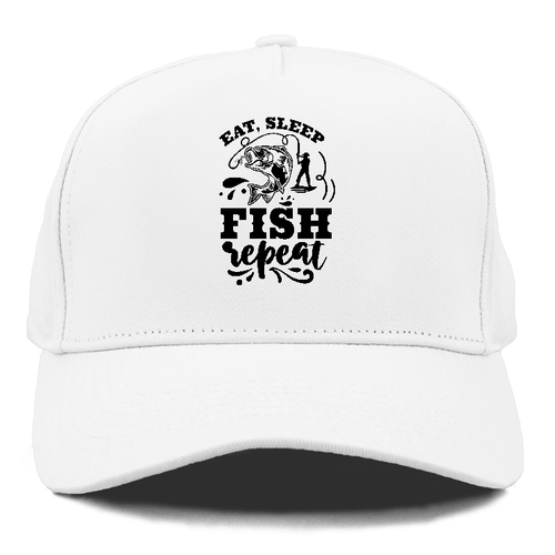 Eat Sleep Fish Repeat Cap