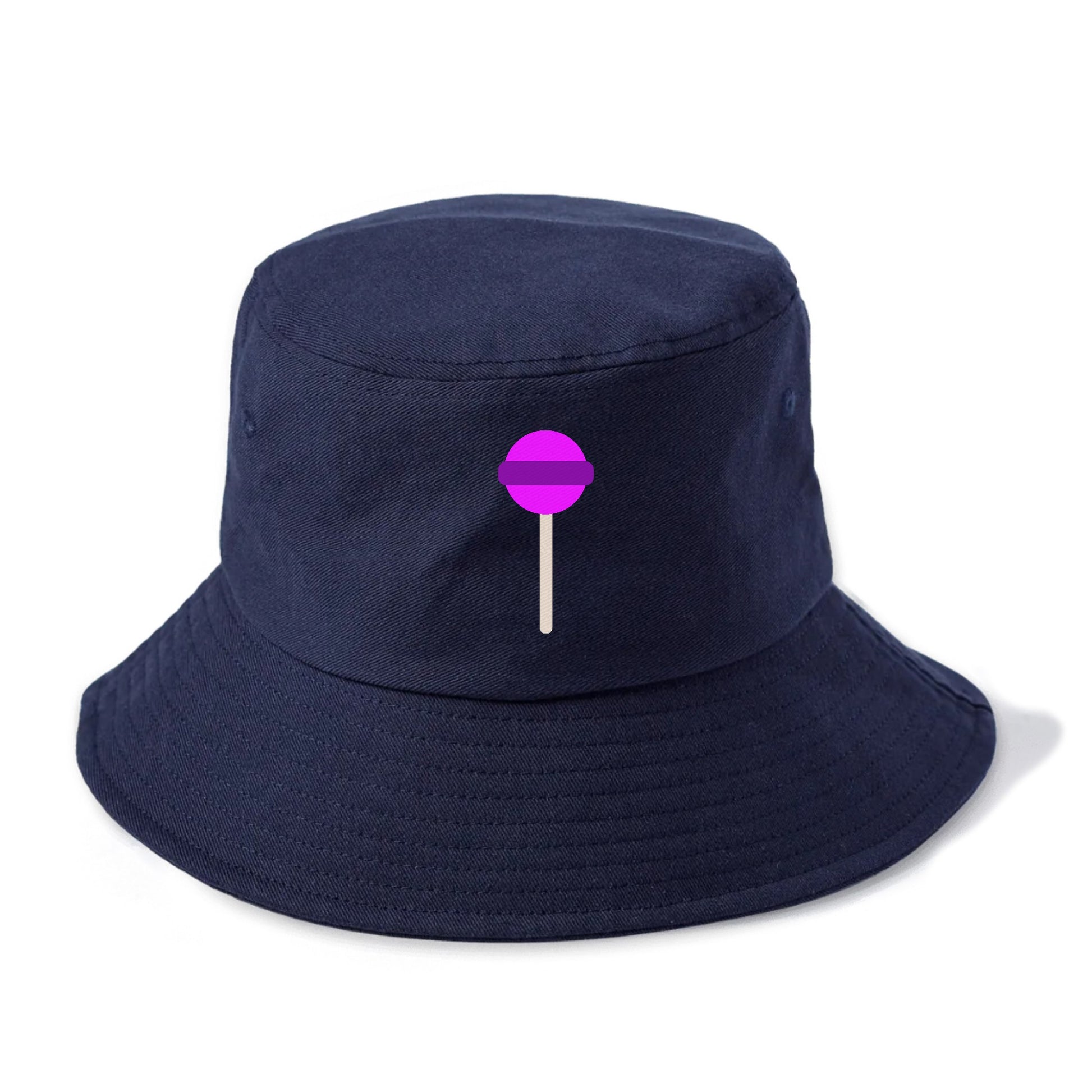 Retro 80s Lollipop Purple Hat