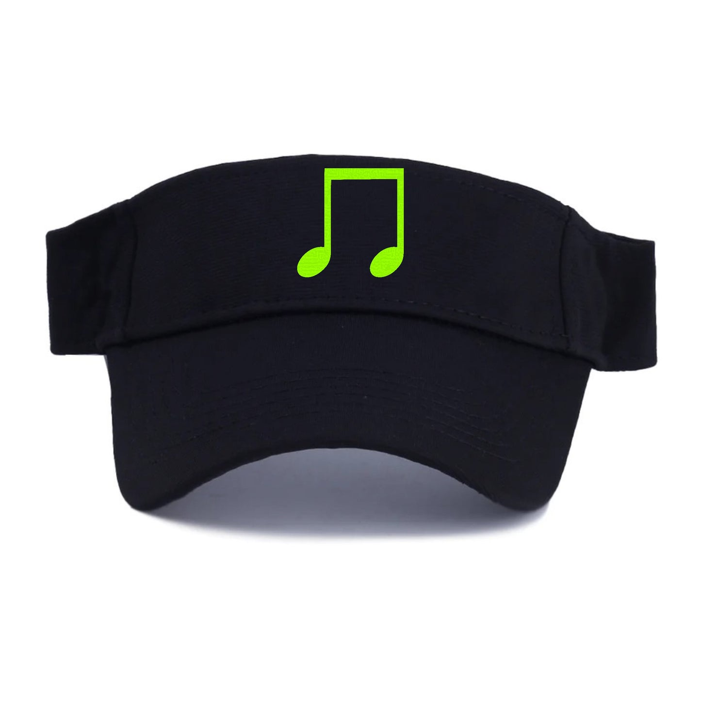 Retro 80s Music Note Green Hat