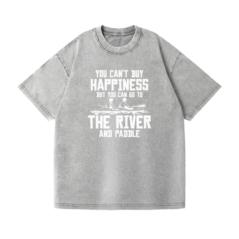 you can't buy happiness but you can go to the river and paddle Hat