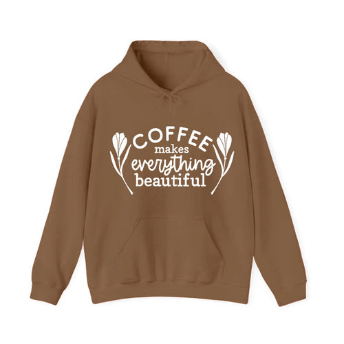 Brewing Beauty: Elevate Your Day With Coffee Magic Hooded Sweatshirt