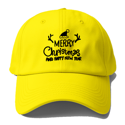 Merry Christmas and Happy New Year Hat