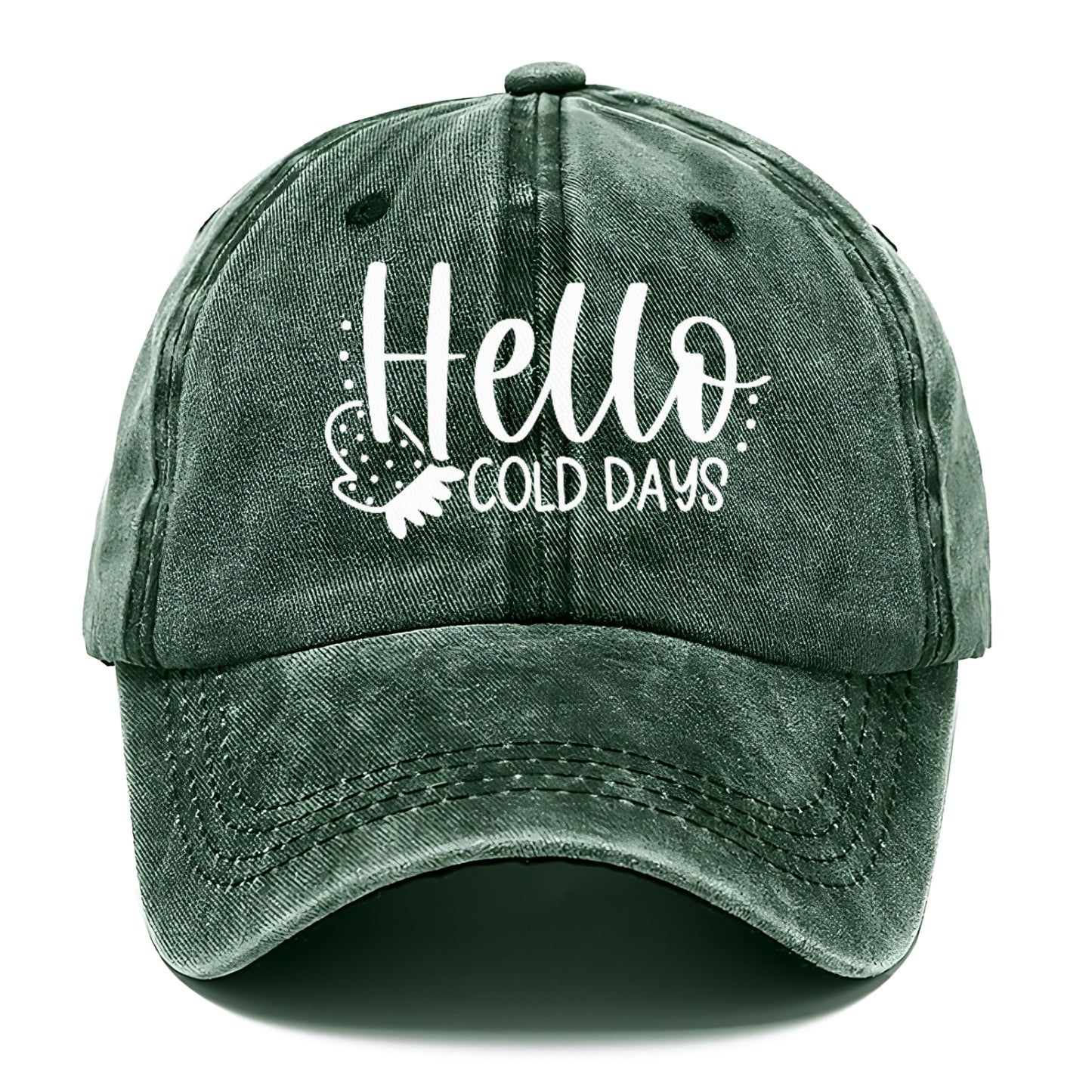 hello cold days Hat