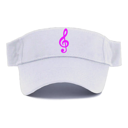 Retro 80s Music Note Purple Hat