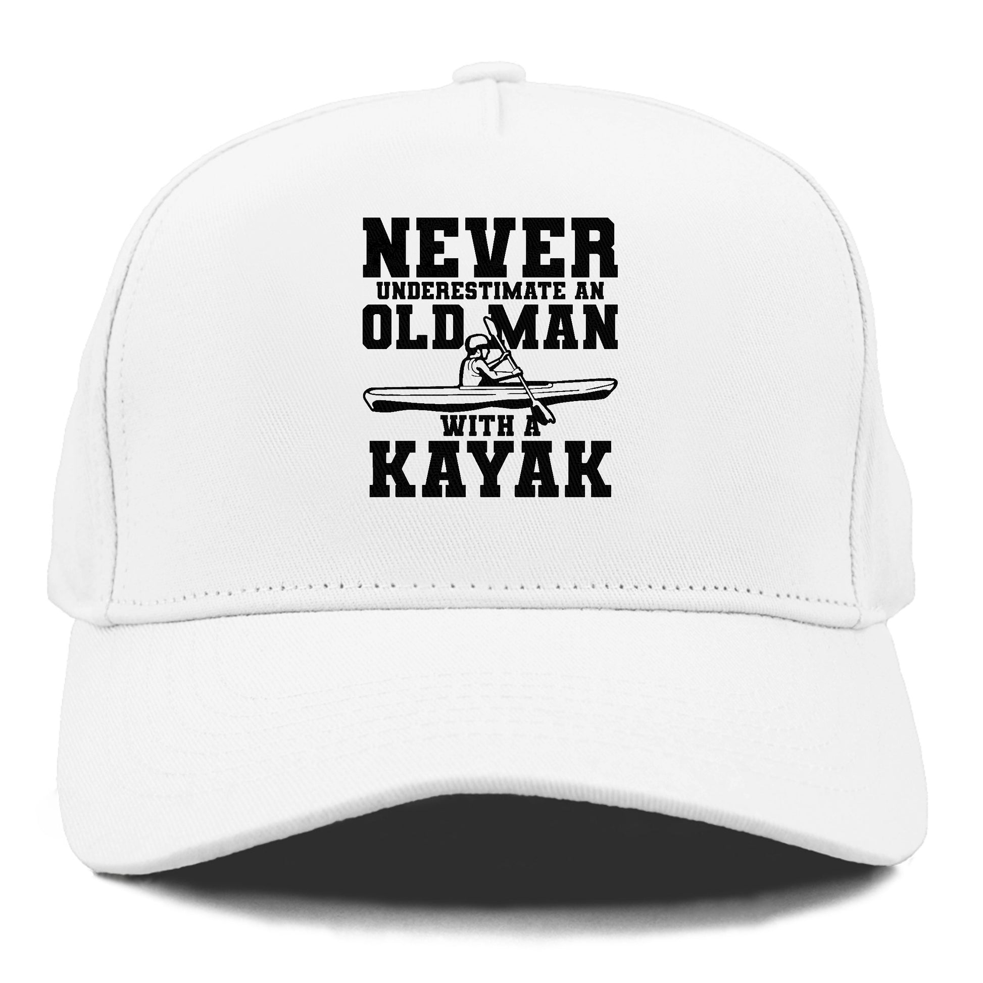 never underestimate an old man with a kayak Hat