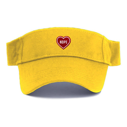 nope heart Hat