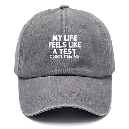 my life feels like a test Hat