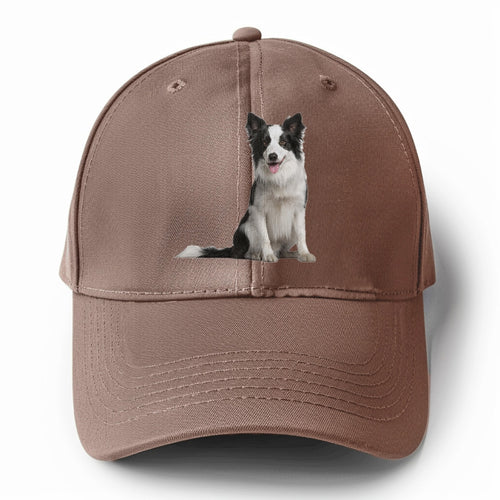 Border Collie Solid Color Baseball Cap