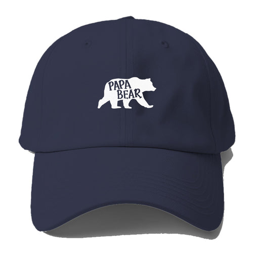 Papa Bear Baseball Cap For Big Heads